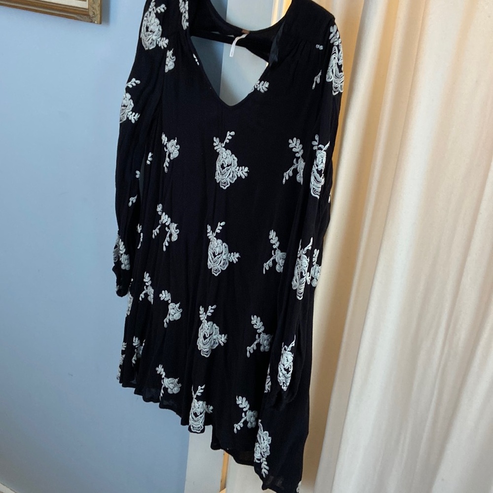 Long sleeve baby doll free people dress